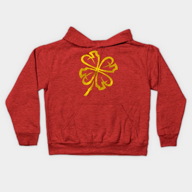 Luck Gold Kids Hoodie by ConsistentLuck